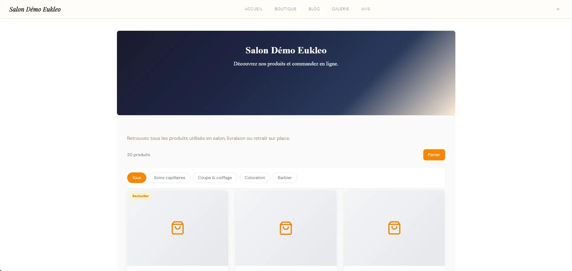 Gestion de la boutique et des commandes dans Eukleo